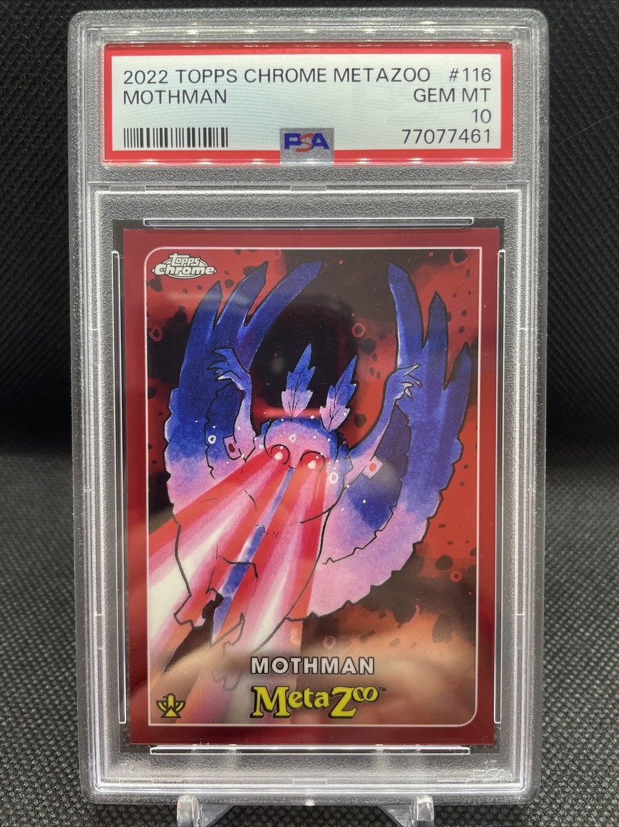 PSA 10 Mothman 2022 Topps Chrome Metazoo #116 GEM MINT | eBay