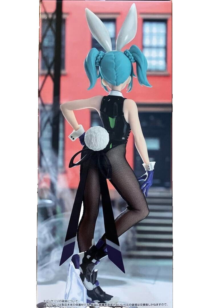 FuRyu Hatsune Miku BiCute Bunnies Figure Street Violet ver. from