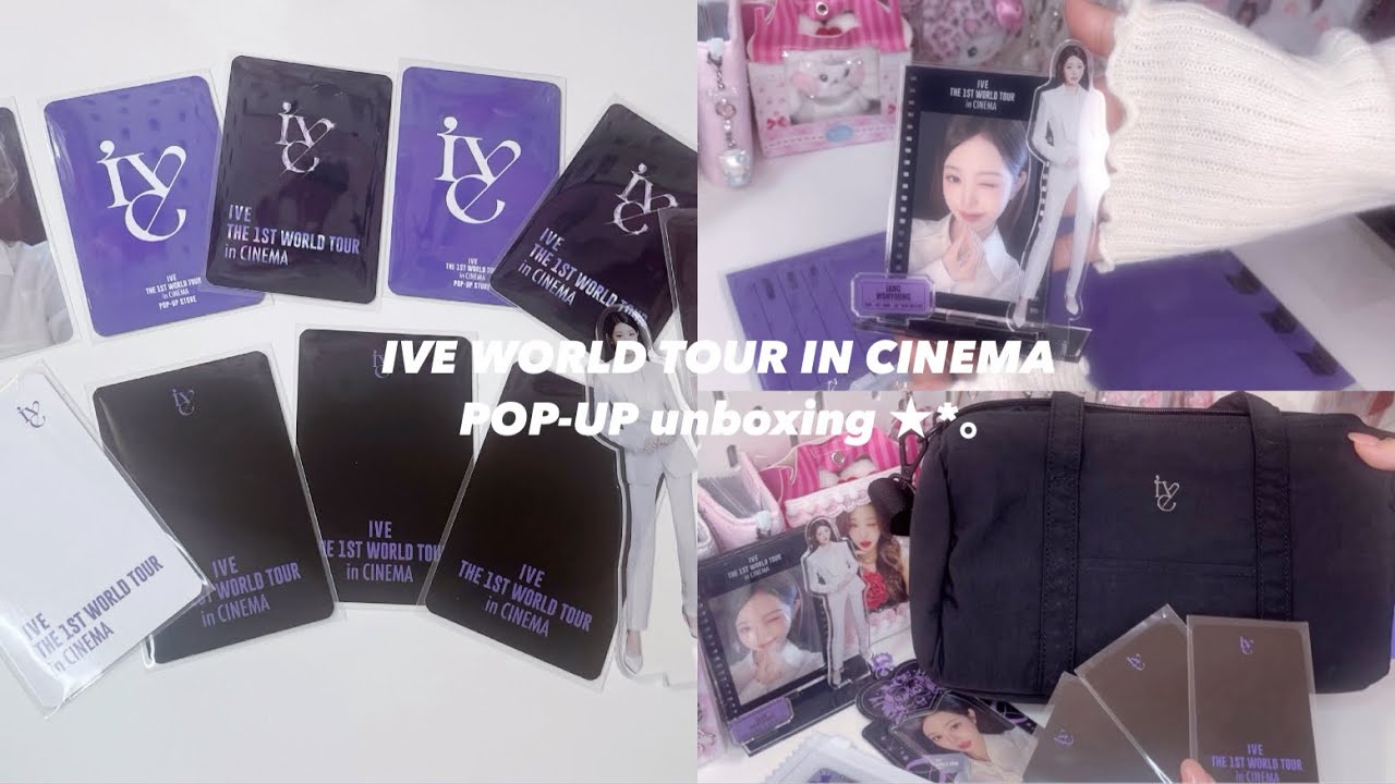 ive CINEMA POP-UP🎬 You'll definitely want some trading cards