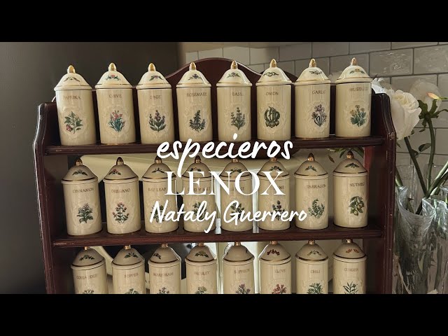 VLOG 🌿 Unboxing LENOX spice racks from the 1992 Garden collection