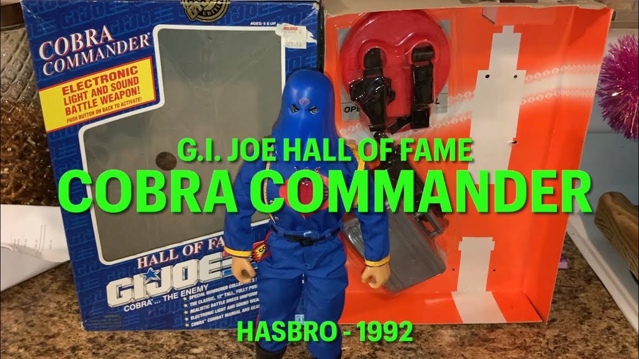 G.I. Joe Hall of Fame Cobra Commander - 1992 - Hasbro - YouTube