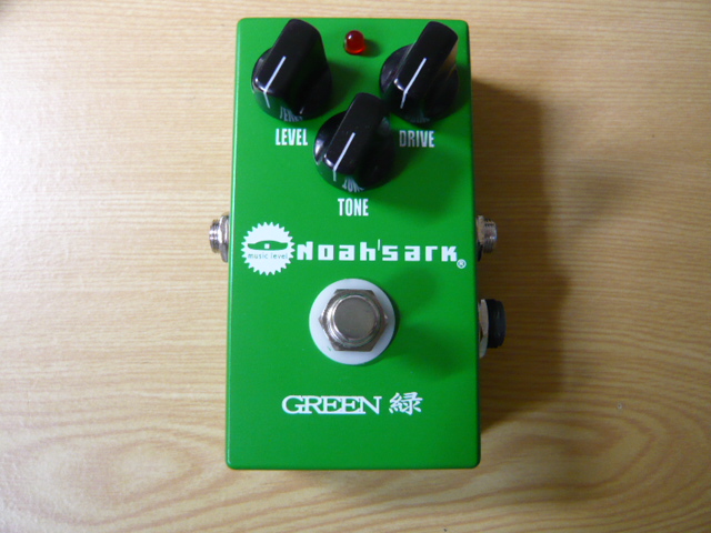 Noah'sark GREENおすすめのエレキギターエフェクターオーバードライブ