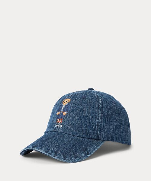 Polo ベア デニム ボール キャップ （キャップ）｜POLO RALPH LAUREN