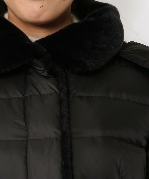 セール】 タフタファーコンビ ライトダウンコート （ダウンジャケット