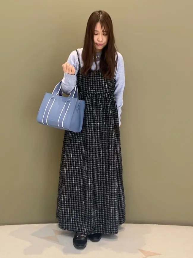 ELENCARE DUE ツイードキャミワンピース/Green Parks（グリーン