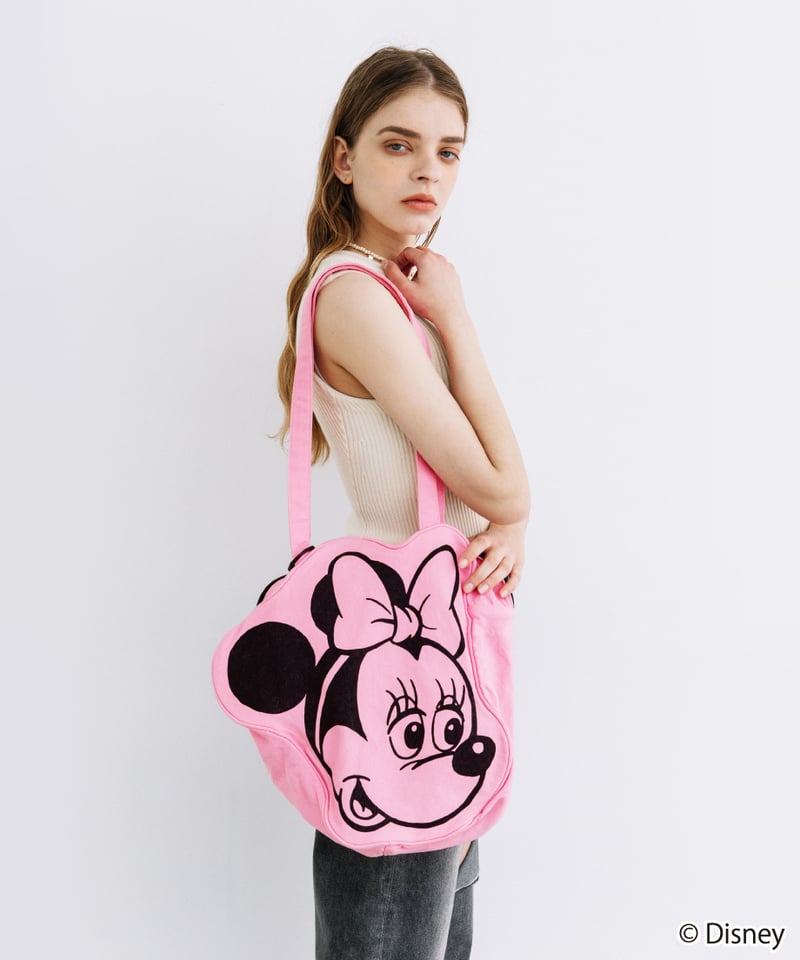 Disney / FACE DESIGN TOTE BAG(ミニー)【WCJ-GC-055PN