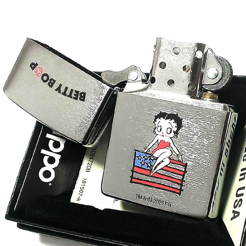 ZIPPO ライター Betty Boop 可愛い 90周年 フラッグ ベティ・ブープ