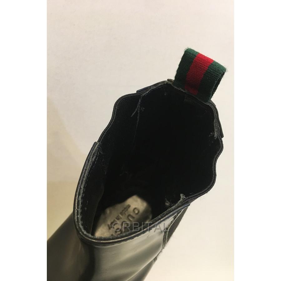 二子玉)グッチ GUCCI シェリーラインサイドゴアブーツ ショートブーツ