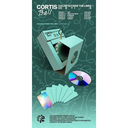 輸入盤CD][新品]CORTIS / COLOR OUTSIDE THE LINES [CORTIS BALL VER