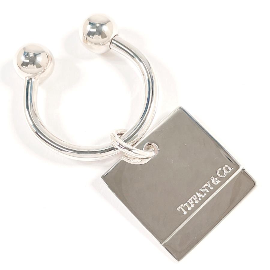TIFFANY&Co.（ティファニー） キーリング スクエアチャーム シルバー