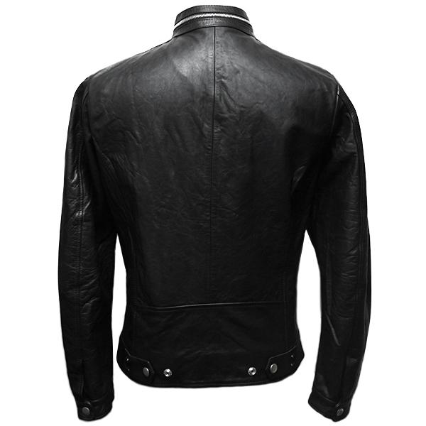 DIESEL（ディーゼル） レザー ブルゾン メンズ 革ジャン ライダース