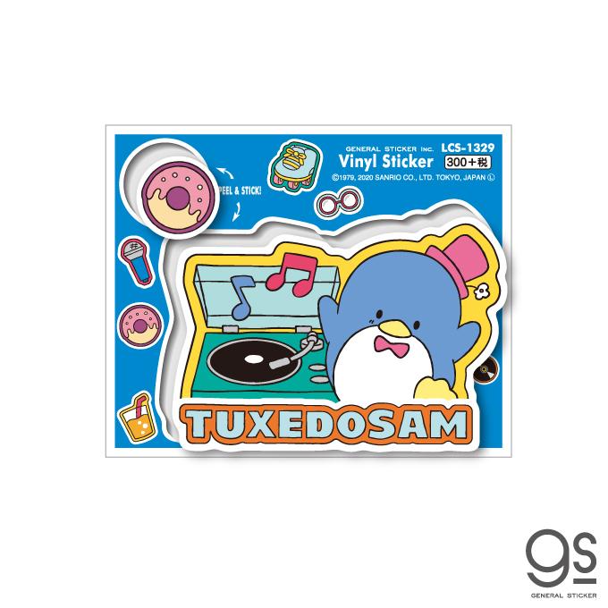 タキシードサム キャラクターステッカー サンリオ ポップ レトロ