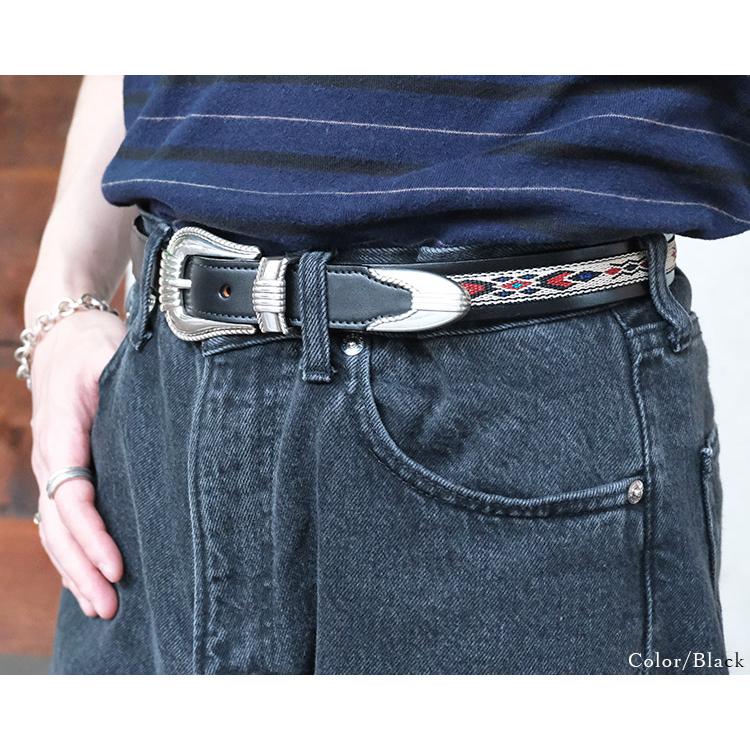 TORY LEATHER（トリーレザー） Native Webbing & Spiral Pattern End