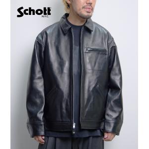 Schott N.Y.C（ショット） Schott ラムレザートラックジャケット