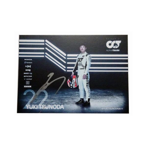 2022 角田裕毅 アルファタウリ 直筆サイン入 ドライバーズカード