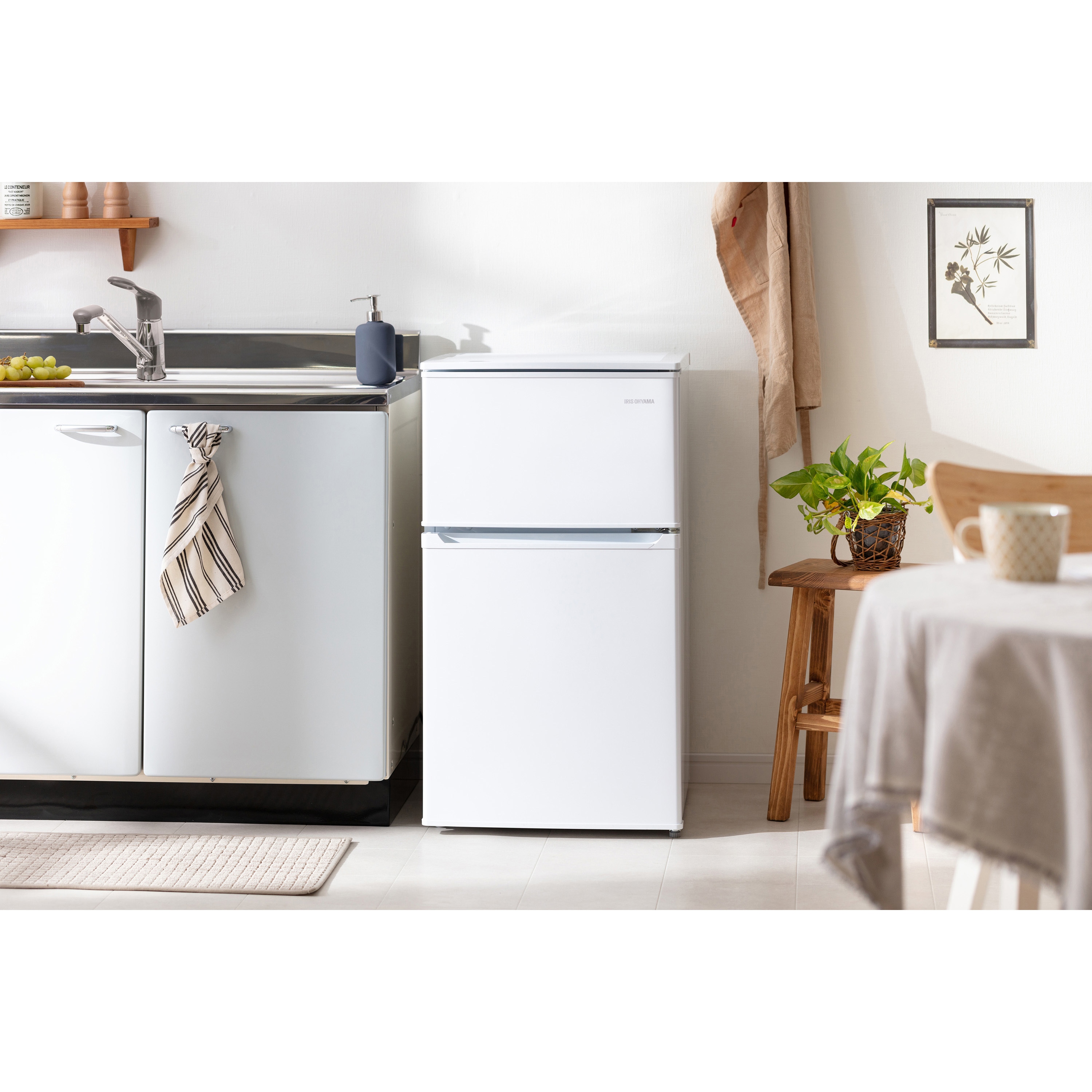 IRSD-9B-W 冷凍冷蔵庫90L 1台 アイリスオーヤマ 【通販モノタロウ】