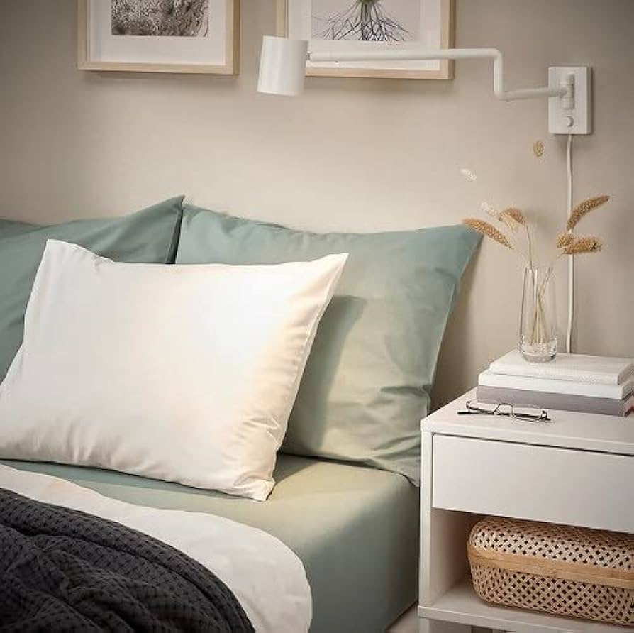 Amazon｜IKEA/イケア DVALA/ドヴァーラ：ボックスシーツ90×200cm