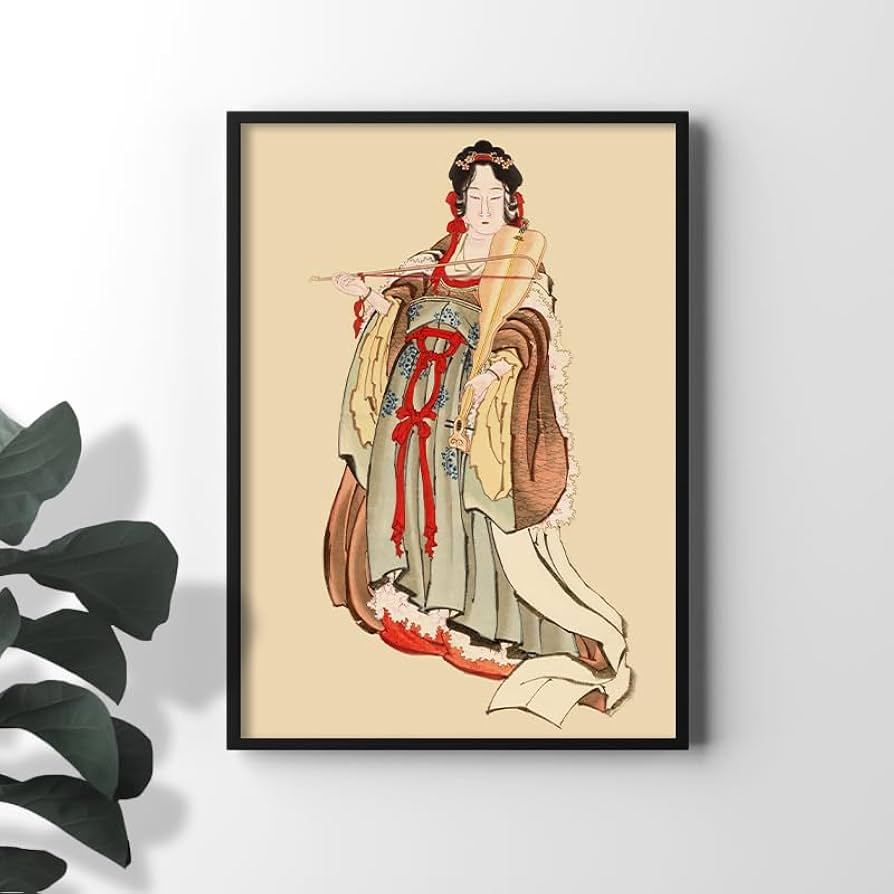 Amazon.co.jp: ROSSOGRAFICO 葛飾北斎 ポスター 弁天 弁財天 弁才天