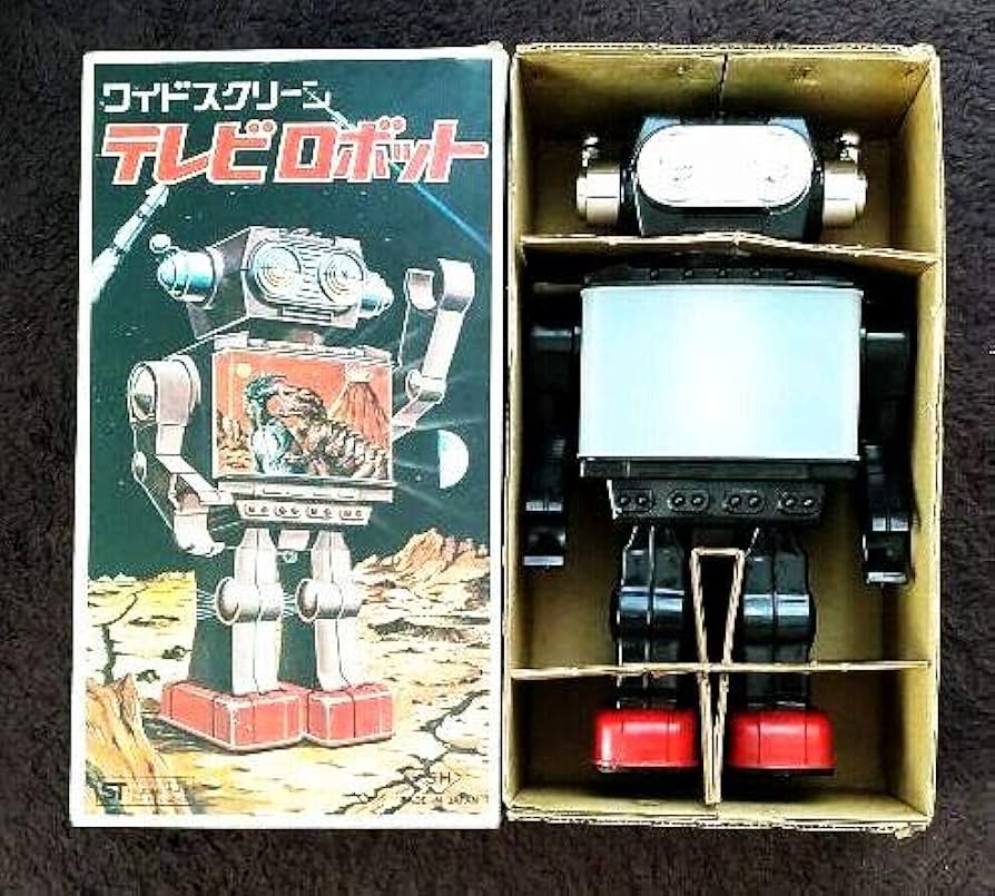Amazon.co.jp: 激レア ブリキ ロボット ワイドスクリーンテレビ