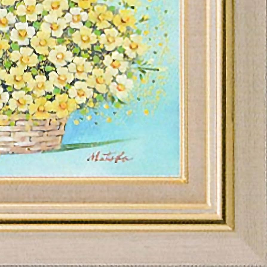 油絵 菅家令子 絵 絵画 インテリア F4-091716 花 油絵 菅家令子 絵