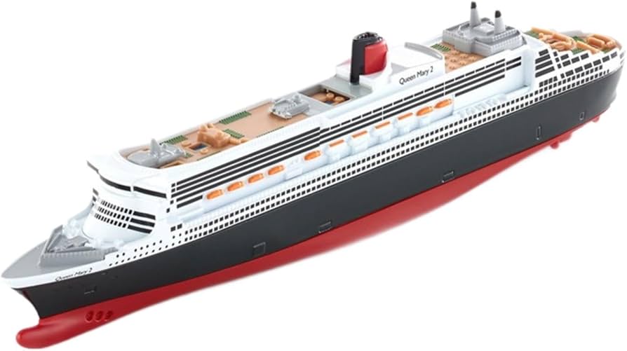 Amazon | GENERIC 1/1400 船モデル 合金製 クルーズ船 模型 クイーン