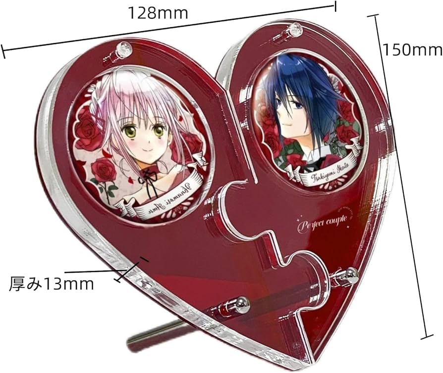 Amazon.co.jp: seimeinoki ハート形 缶バッジ ディスプレイスタンド