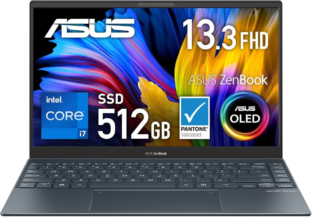 Amazon.co.jp: ASUS Zenbook 13 OLED UX325EA Laptop (Core i7-1165G7