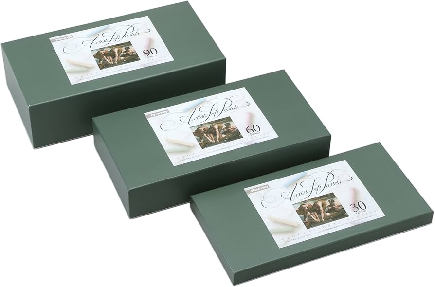 Amazon | ラウニー ソフトパステル 30色セット 紙箱セット | パステル 通販