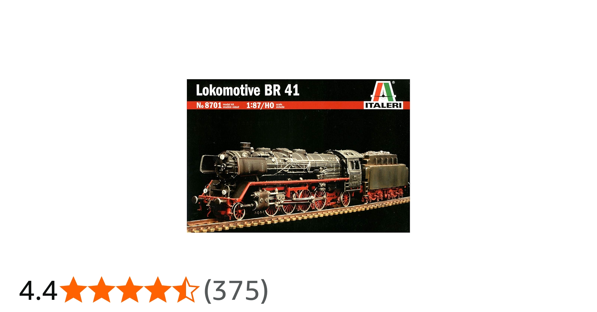 Amazon | イタレリ 1/87 ドイツ 蒸気機関車 BR41 プラモデル IT8701