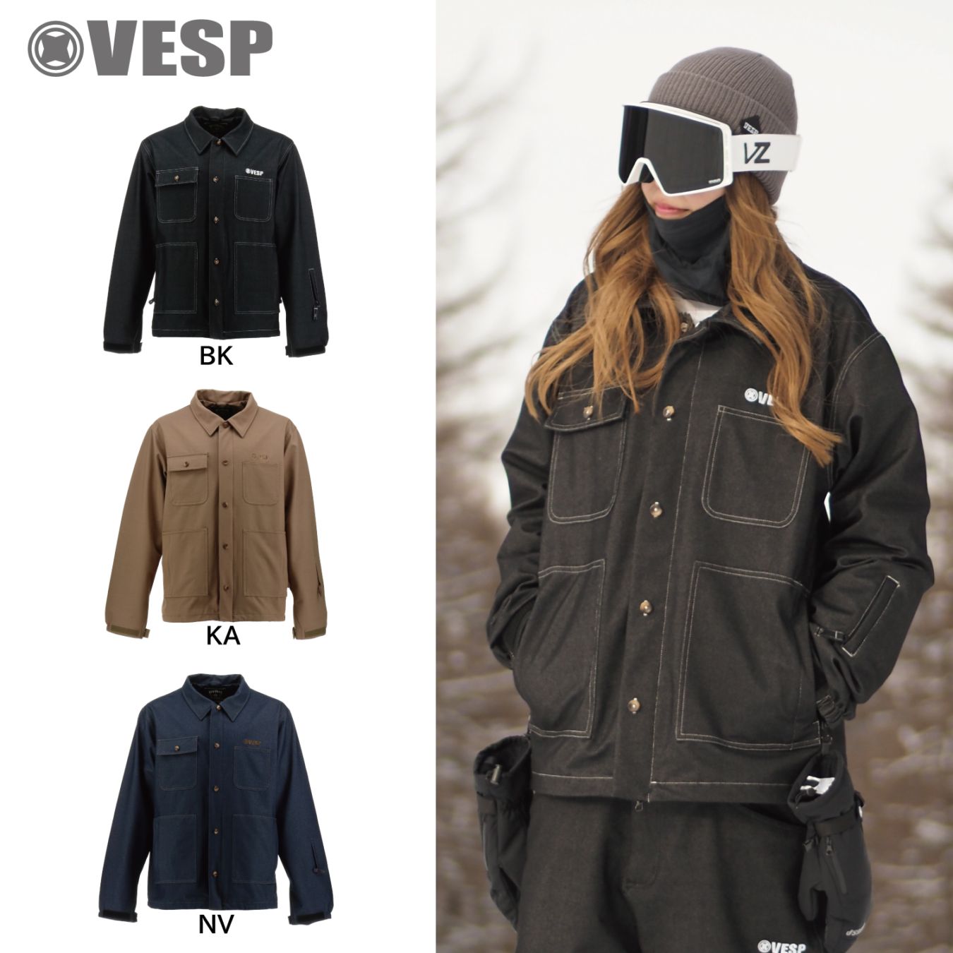 Denim Coverall Jacket | JACKET（ジャケット) | | VESP Offical