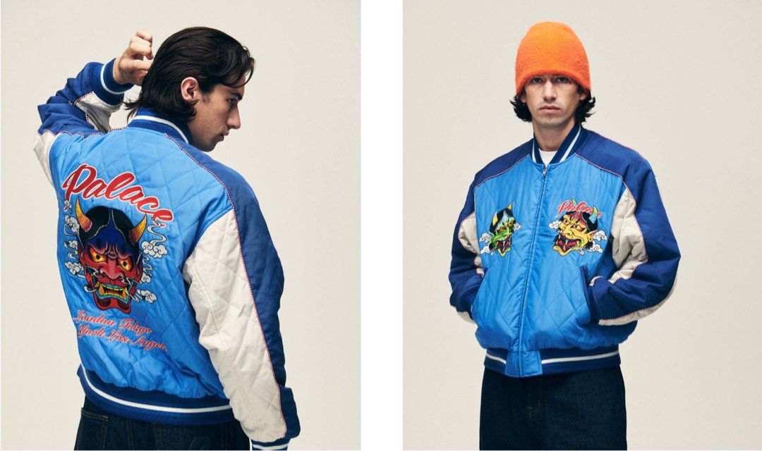 Size XL) Palace Festival Bomber Jacket Black, Men's Fashion, Coats