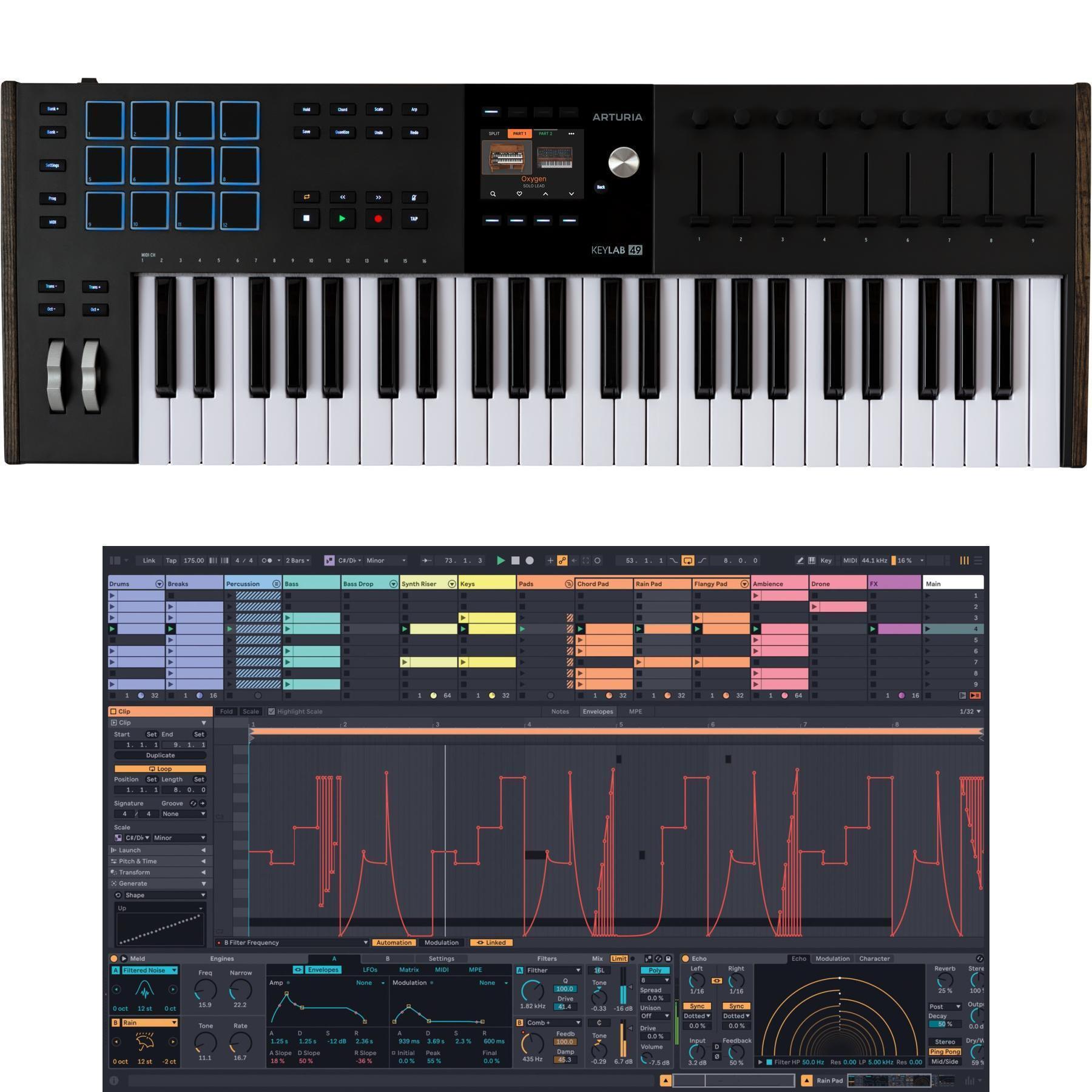 Arturia KeyLab 49 mk3 49-key Keyboard Controller with Ableton Live