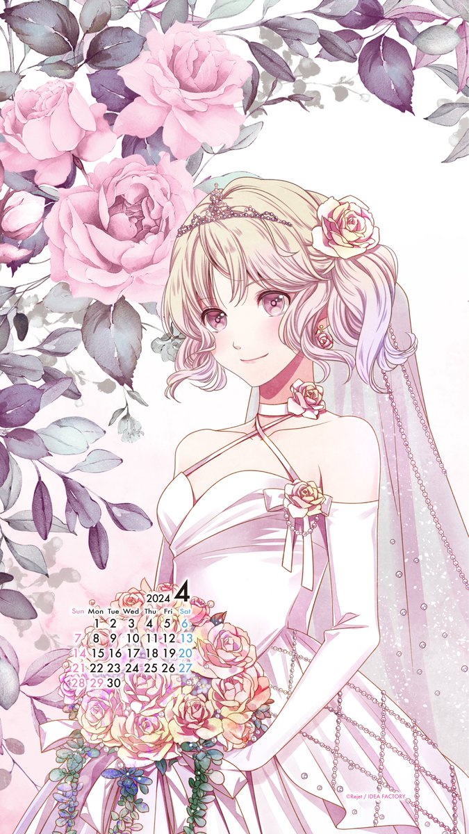 🌹4月カレンダー配布🌹 今月のカレンダーは「DIABOLIK LOVERS」より