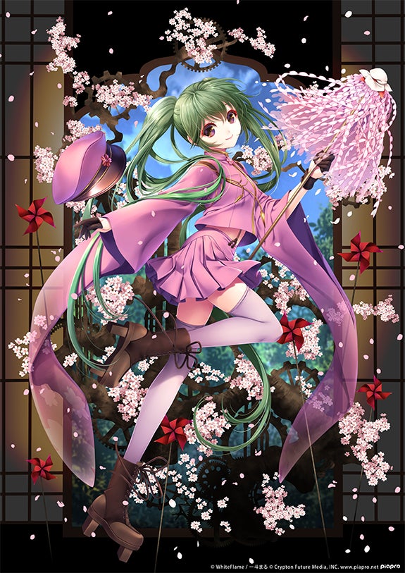 KAMIITA製「初音ミク屏風～千本桜10th屏風～」を2022年8月12日から開催