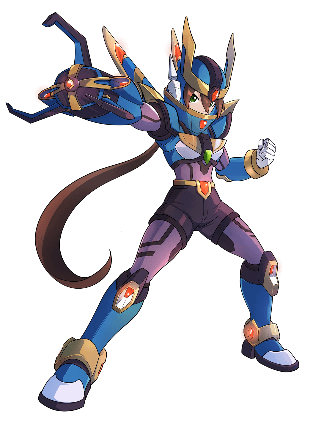 Aile Megamerged with Model X: Ultimate Armor by Uta Guipiy : r/Megaman