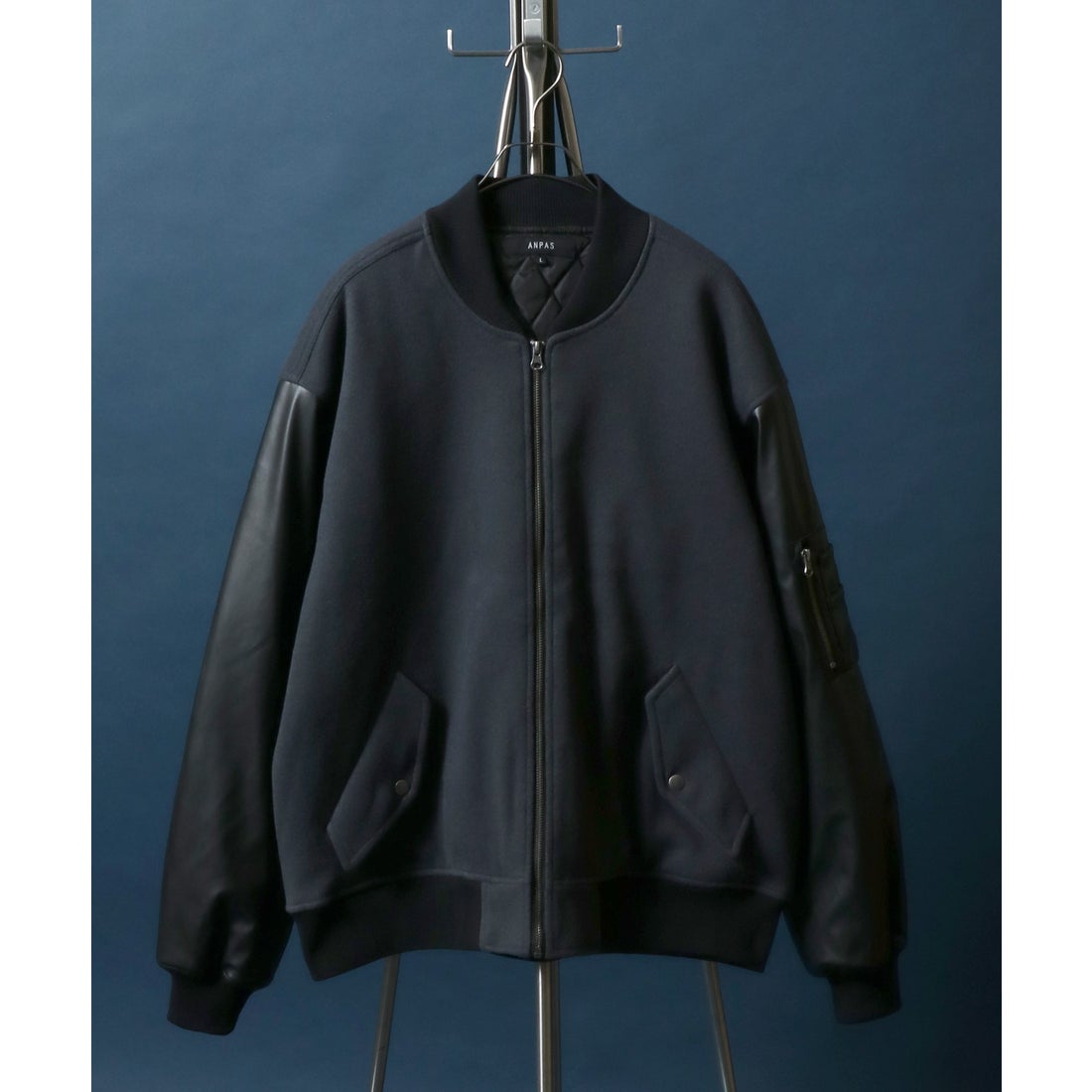 ANPAS 別注 袖切り替え MA-1 ボマージャケット ボンバージャケット