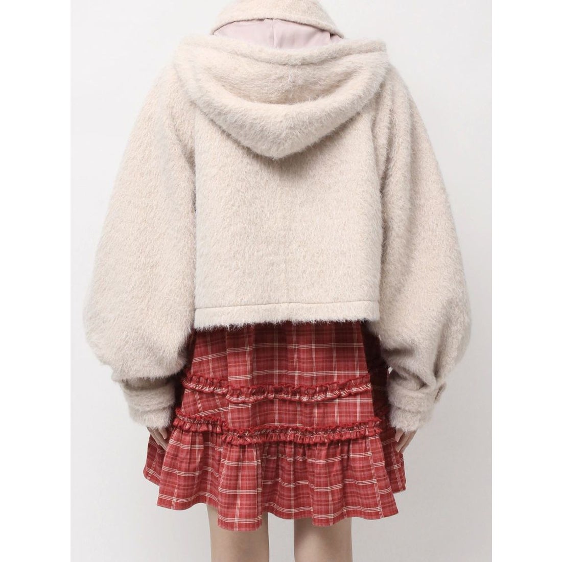 メリージェニー merry jenny milk shaggy Duffle Coat （オフホワイト