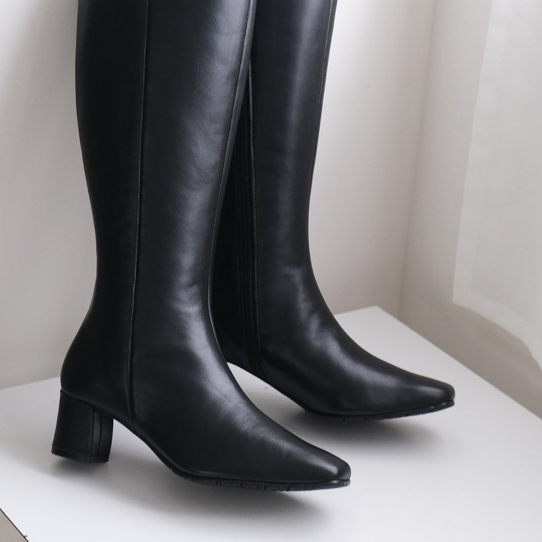 値下げ中❣️ロートレアモン 本革 ロングブーツ 36 黒 定価3万円台