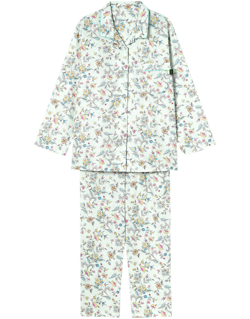 ワコール_リラックス＆スリープ 【綿100％】サテンパジャマ