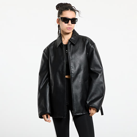 Jackets Y-3 Pleather Bomber Jacket UNISEX Black (JD9795) | Footshop