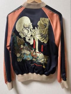 クリスチャンダダ 相馬の古内裏 髑髏 スカジャン - メルカリ