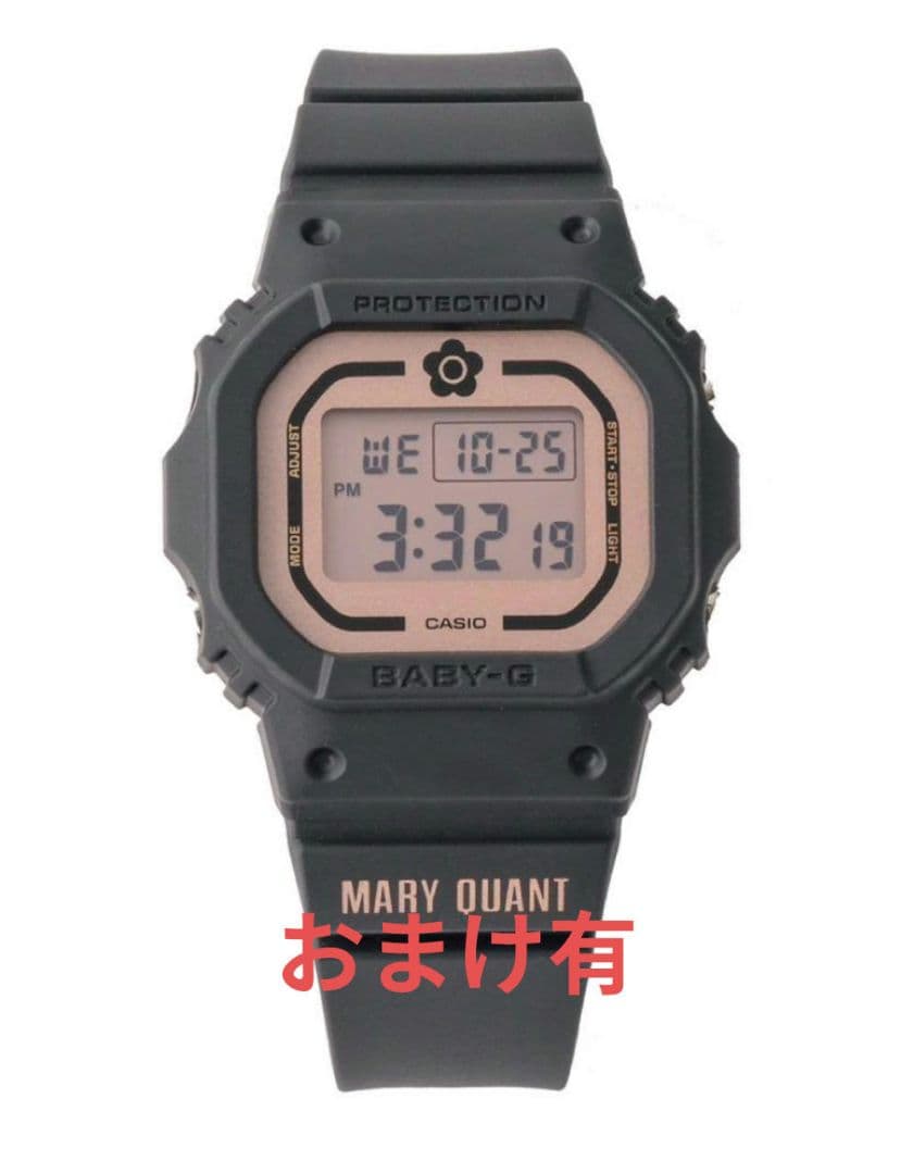 MARY QUANT × BABY-G デジタル腕時計 ブラック