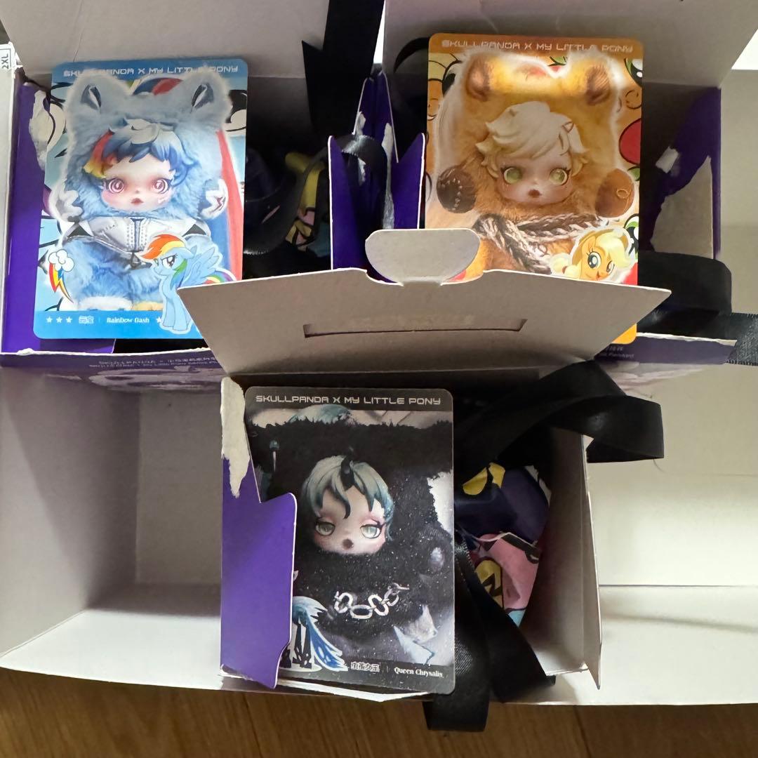 ポップマート スカルパンダ×マイリトルポニー SKULLPANDA × My Little Pony Series Plush Doll Pendant - POP MART
