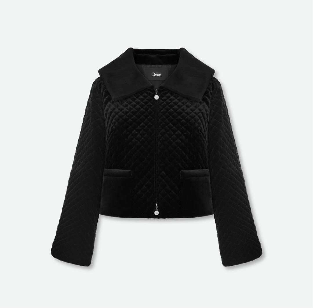 未使用品♡Reneルネ2025♡Velour Hoodie Jacket Lev Bais Yaakov High School Hooded Velour