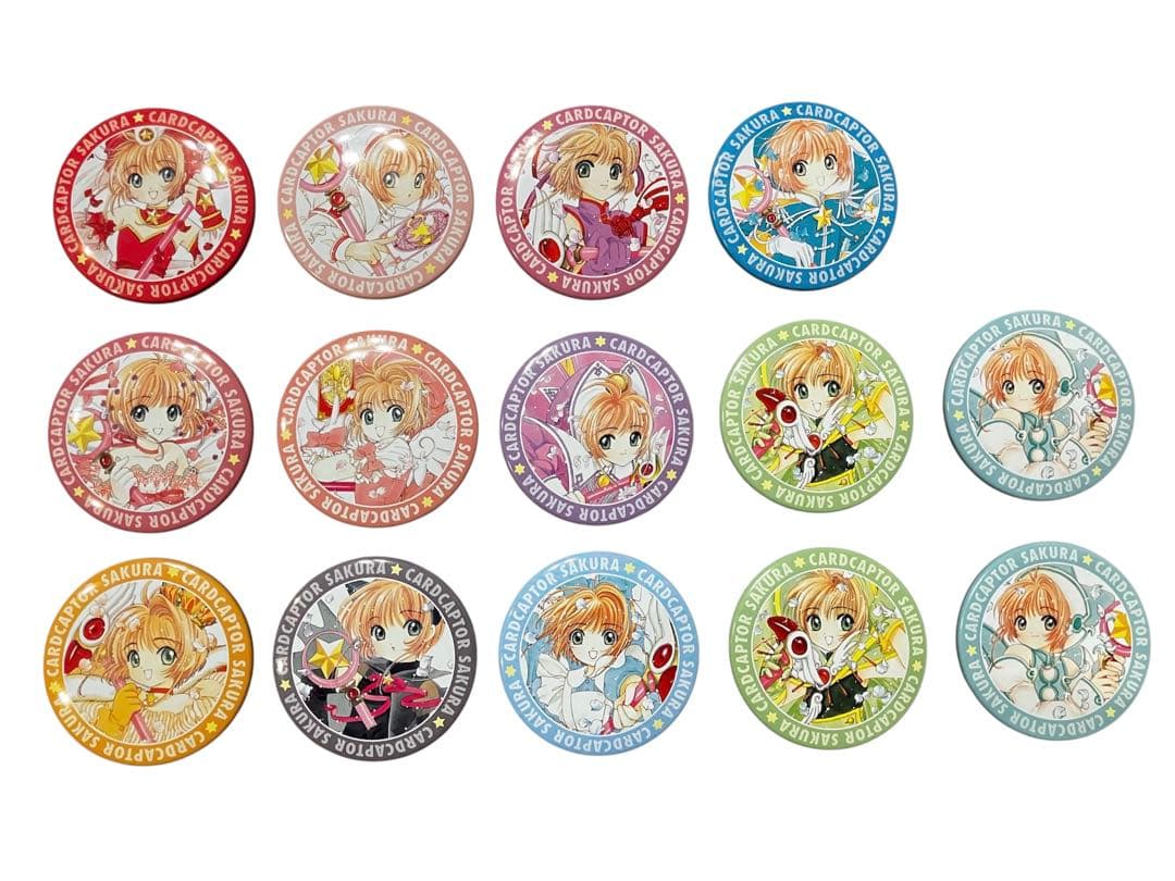 カードキャプターさくら アニカプ 原画展　缶バッジ 12種14個