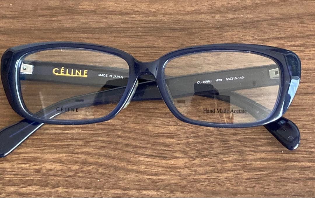 CÉLINE メガネ ネイビー　新品未使用