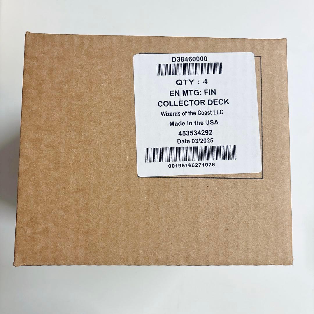 MTG FINAL FANTASY 統率者コレクター 英語版 未開封