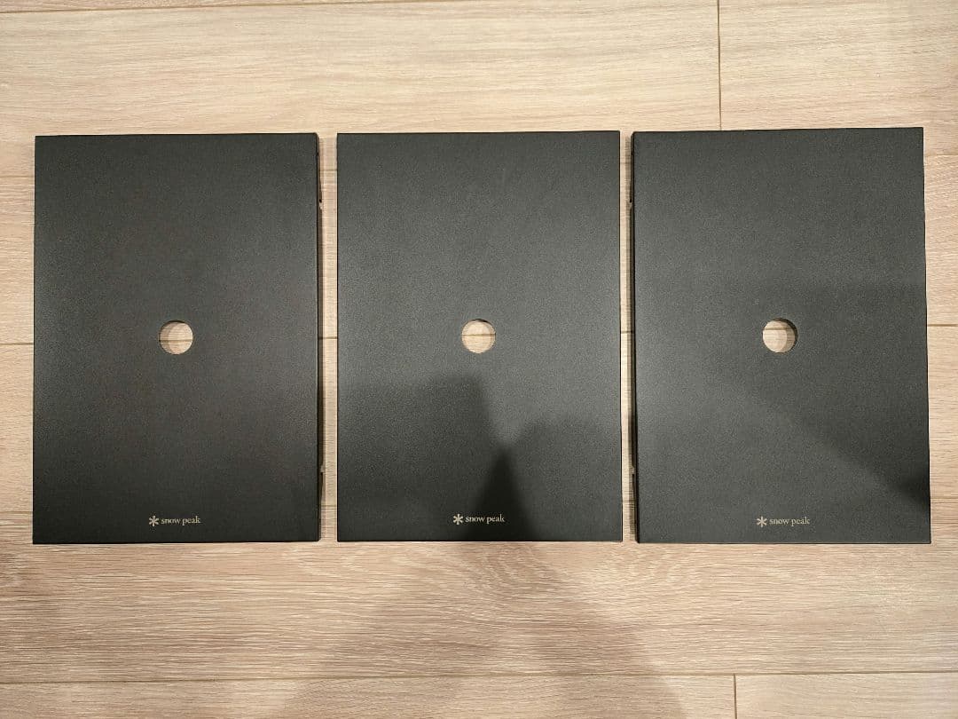 雪峰祭2024秋限定　ステンレストレー1ユニット ブラック3枚セット 雪峰祭2024秋限定スノーピーク ステンレストレー 1ユニットブラック3枚