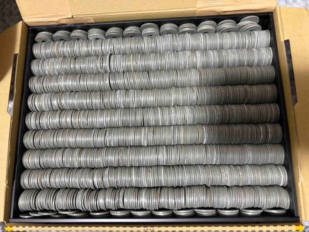 古銭　まとめ　10銭錫貨　約6.6kg 約2700枚