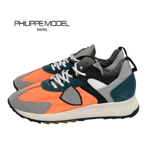 ○★新品未使用　PHILIPPE MODEL　ROYAWP　グレー　25.5cm